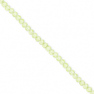 Perles &agrave; facettes 3x2&nbsp;mm disque Heishi Vert clair