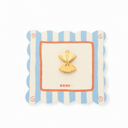 BY31® Breloques en laiton Eco-brass pâtes (papillon) Doré