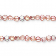 TQ Perles d’eau douce nugget Rose coquillage