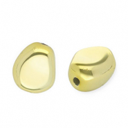 Perles acryliques nugget Doré