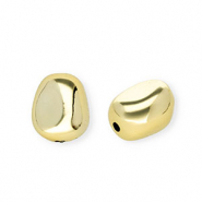 Perles acryliques nugget Doré