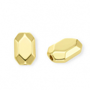 Perles acryliques octogone Doré