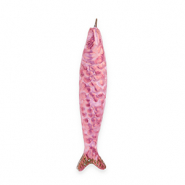 Breloques en céramique DQ® grecque sardine Rose orchidée-baie vintage