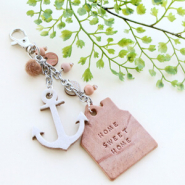Sets d'inspiration Des porte-clés intemporels avec pendentifs en cuir