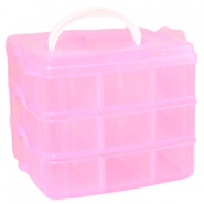 Boîte de rangement bijoux rose