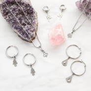 Sets d'inspiration Boucles d’oreilles et colliers avec apprêts en acier inox