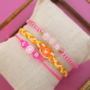 Sets d'inspiration Inspiration estivale avec le fil macramé, les perles lettres acryliques et les cartes à bijoux