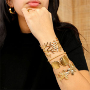 Nouveau Bracelets et bagues en acier inoxydable