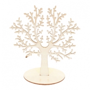 Présentoir bijoux en bois arbre Naturel (couleur naturelle du bois)
