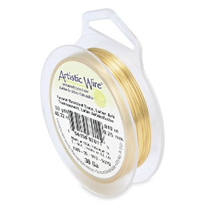 30 Gauge Artistic Wire Laiton anti-ternissement