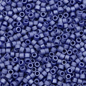 Perles Miyuki delicas 11/0 Metallic matte royal blue DB-377
