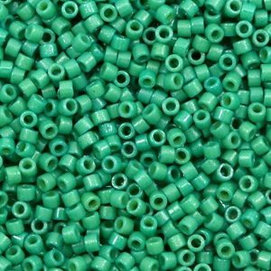 Perles Miyuki delicas 11/0 Duracoat opaque dyed spruce green DB-2127