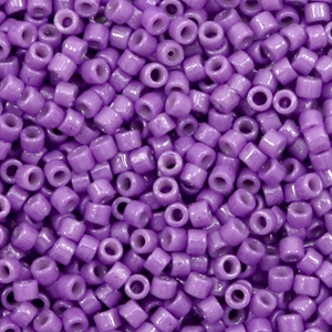 Perles Miyuki delicas 11/0 Duracoat opaque dyed anemone Purple DB-2140