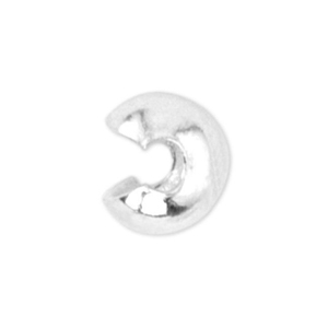 Beadalon Crimp Cover 3mm Argent&eacute;