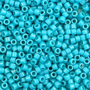 Perles Miyuki delicas 11/0 Duracoat opaque dyed azure DB-2133