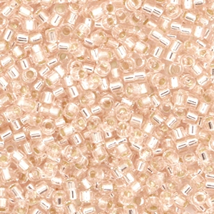 Perles Miyuki delicas 11/0 Silverlined pink mist DB-1203