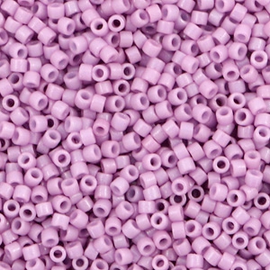 Perles Miyuki delicas 11/0 Duracoat opaque dyed crocus purple DB-2136