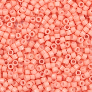 Perles Miyuki delicas 11/0 Duracoat opaque dyed dark salmon DB-2112