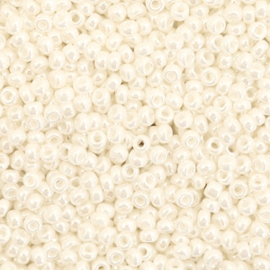 Perles de rocailles Miyuki 11/0 Ceylon antique ivory pearl 11-592