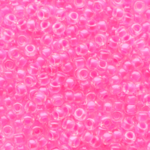 Perles de rocailles Miyuki 8/0 Luminous pink 8-4301