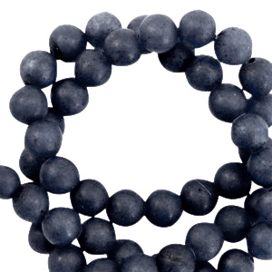 Pierres naturelles Quartz 6mm mat Bleu nuit