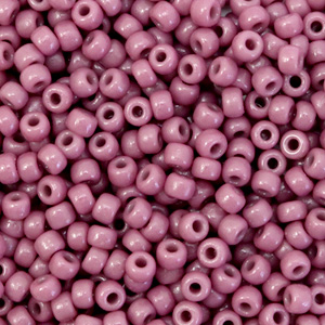 Perles de rocailles Miyuki 8/0 Duracoat opaque hydrangea purple 8-4487