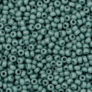 Perles de rocailles Miyuki 11/0 Duracoat opaque eucalyptus green 11-4481