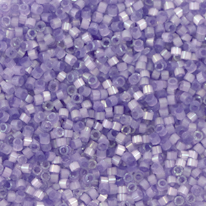 Perles Miyuki d&eacute;licas 11/0 Silk satin dyed lilac DB-1809