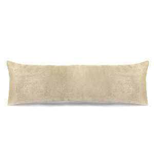 Pr&eacute;sentoir bijoux coussin velours doux Beige nude