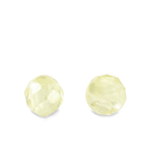 Perles en Zirconium 4mm Multicolore vert lime