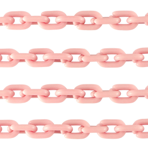 Cha&icirc;ne acrylique 15mm mat Rose clair
