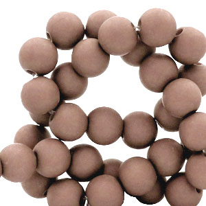 Perles acryliques 8 mm Violet mauve