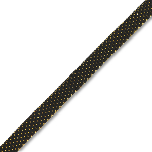 Ruban Noir-dor&eacute;