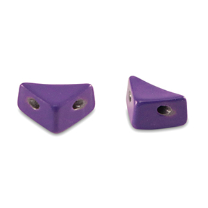 Perles tile triangle Violet raisin