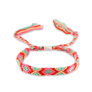 Bracelets tendance Rose n&eacute;on-rouge