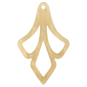 Pendentifs en r&eacute;sine Beige sable