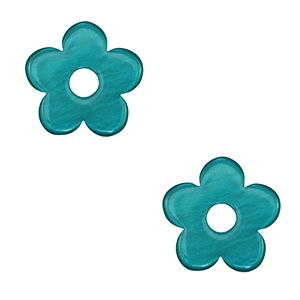 Pendentifs Polaris Elements Lucido fleur Vert sarcelle