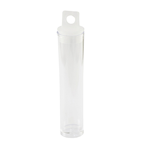 Plateau de rangement pour bijoux tube grand transparent