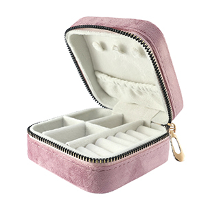 Bo&icirc;te &agrave; bijoux de voyage Rose