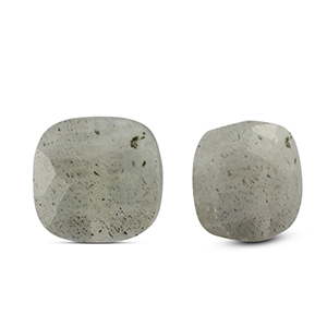 Perles en pierre naturelle Verre carr&eacute;es Light gray
