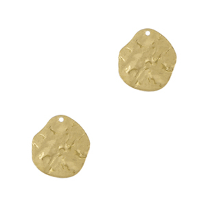 Breloques en m&eacute;tal DQ irr&eacute;gulier Dor&eacute; (sans nickel)
