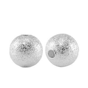 Perlen en m&eacute;tal DQ 8mm Argent&eacute; antique (sans nickel)