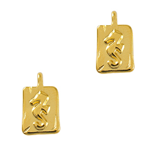 Breloques en m&eacute;tal DQ hippocampe Dor&eacute; (sans nickel)