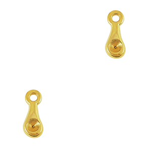 Breloques en m&eacute;tal DQ goutte Dor&eacute; (sans nickel)