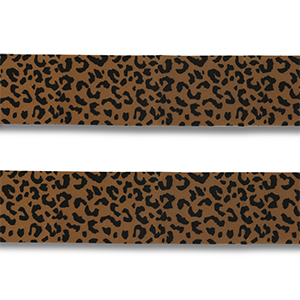 Bandana l&eacute;opard Marron-noir