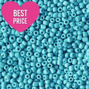 Perles de rocailles 12/0 (2mm) Bleu clair