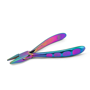 Beadsmith Chroma pince coupante avec ressort Titane arc-en-ciel&nbsp;