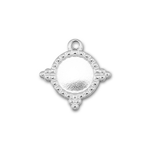 BY31&reg; Breloques en acier Inox avec serti pour SS16 flatback Argent&eacute;