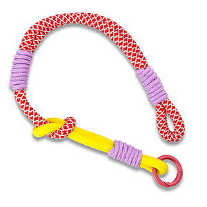Cordon t&eacute;l&eacute;phonique tendance Rouge-lilas-jaune-blanc-rose magenta