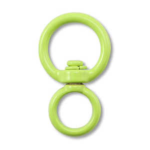 Appr&ecirc;ts color&eacute;s porte-cl&eacute;s rond Vert